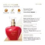 Colonia Desodorante Kiss me Please Eudora 50ml Fragrancia Feminina - Imagem 3