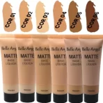 Base Belle Angel Facial Líquida Matte Alta Cobertura