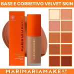 Base e Corretivo Mari Maria Matte Velvet Skin Original Alta Cobertura Base Mari Maria - Imagem 5