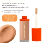 Base e Corretivo Mari Maria Matte Velvet Skin Original Alta Cobertura Base Mari Maria