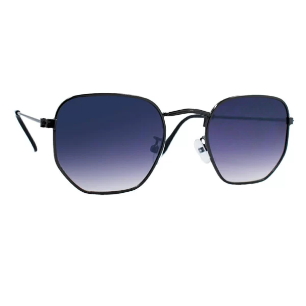 Óculos de Sol Hexagonal Classic Preto Degradê