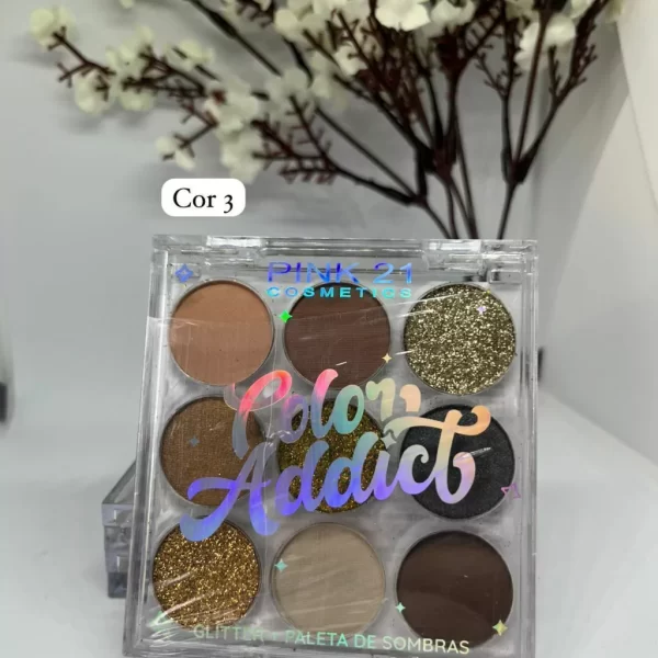 PALETA DE SOMBRAS COLOR ADDICT PINK 21 - COR C