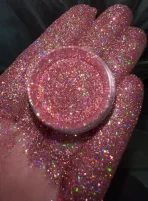 GLITTER USE GLOW 3D PINK COLEÇÃO HOLOGRÁFICOS