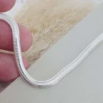 Choker Malha Média Folheado a Prata 925