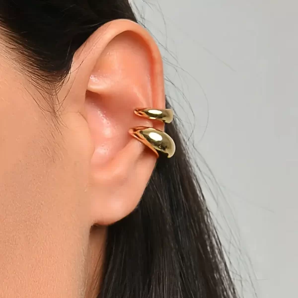 Piercing Duplo Fake de Orelha
