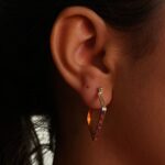 BRINCO ARGOLA TRES BANHOS SEMIJOIA