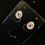 BRINCO COM ZIRCONIAS E PEDRA ROSA PRATA 925 BR1526