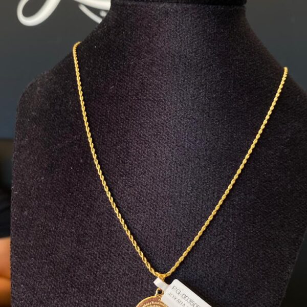 Colar Folheado Baiano Espírito Santo Joyara