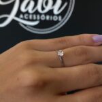 SOLITARIO ANEL PRATA 925 LEGITIMO