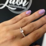 ANEL PRATA 925 LEGITIMA  SOLITARIO CRAVEJADO