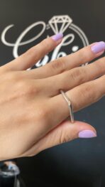 ANEL QUADRADO PRATA 925 LEGITIMO