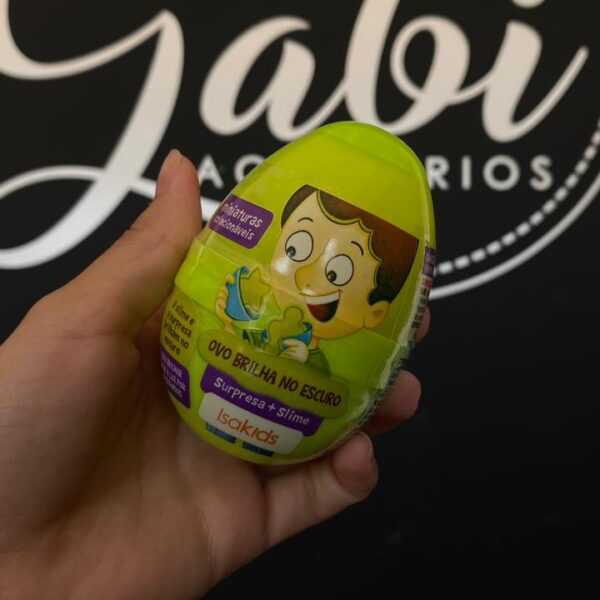 OVO BRILHA NO ESCURO SURPRES MAIS SLIME