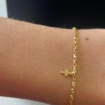 PULSEIRA INFANTIL MASCULINA COM MININ CRUZ JOYARA SEMI JOIA