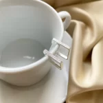 Brinco Argola Quadrada Folheado