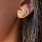 BRINCO CORÇÃO 3 OUROS JOYARA - SEMI JOIA