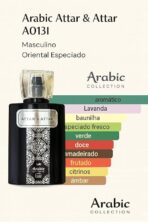 Attar & Attar Arabic Collection Eau de Parfum, Perfume Premium Unissex, Frasco Preto com Design Oriental, 25ml - Imagem 2