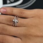 ANEL FOLHEADO A OURO 18K E PRATA ONDULADO