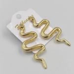 Brinco Cobra Medio Dourado