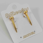 Brinco Prego Pequeno Dourado