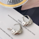 Brinco Argola Organica O112 Bijuteria Importada