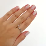 Anel Minimalista H52 Banhado a Prata 925