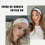 Faixa De Cabelo Headband Elástico Tiara Esportes Ginástica Academia Esportiva Testeira - Imagem 3