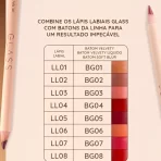 Lápis Labial Glass Ruby Rose Contorno Perfeito e cor Intensa - Imagem 4