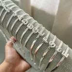 Choker Fita Inicial (Click para escolher a letra) Folheado a Prata 925 (D) - Imagem 2