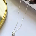 Colar Ponto De Luz Folheado a Prata 925