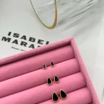 Trio Gota Resinado Folheado a Ouro 18k