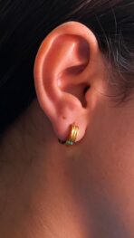 ARGOLINHA DOURADA AÇO INOXIDAVEL - Imagem 2