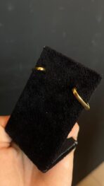 BRINCO ARGOLINHA CORAÇÃO SEMIJOIA - Imagem 2