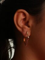 BRINCO ARGOLA TRES BANHOS SEMIJOIA