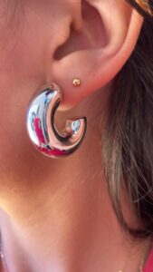 ARGOLA GROSSA AÇO INOXIDAVEL GRANDE - Imagem 2