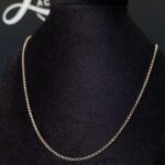 Colar Elo Portugues Pequeno Prata 925 Legítima