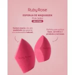 Esponja de Maquiagem Pink Sides Ruby Rose HB A7006