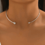 Choker Aberto Em Design De Bola
