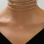 Colar Gargantilha  Linhas Cruzadas