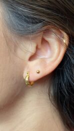 ARGOLINHA LISA FECHO DIFERENTE JOYARA - SEMI JOIA - Imagem 2