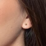 BRINCO INFANTIL BOLINHA DOURADA TARRAXA BABY JOYARA