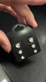 TRIO DE CORAÇÃO PONTO DELUZ JOYARA- SEMI JOIA - Imagem 2