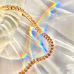 Choker Navete Zircônia Folheado a Ouro 18k