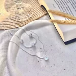 Colar Duplo Ponto De Luz Folheado a Prata 925