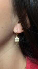 BRINCO PENDURADO SÃO BENTO E CRUZ JOYARA- SEMI JOIA - Imagem 2