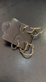 Trio de Argolinhas de Coração Joyara – Semi Joia